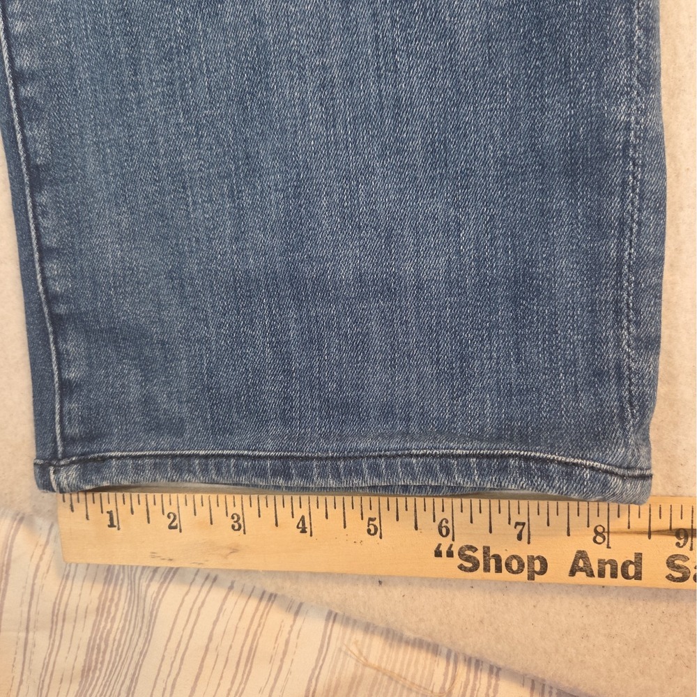 Seven For All Mankind Austyn Mens Straight Leg Jeans Med Wash Whisker Size 34/29 - Picture 11 of 14